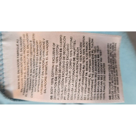 The North Face Box NSE Tee, Light Blue Cotton T-shirt, Regular Fit,‎ Size Large - Picture 6 of 10